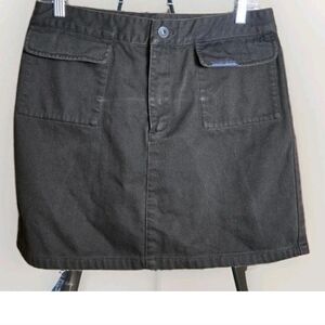 DKNY JEANS Women's Brown Mini Skirt with Cargo Pockets Size 8
